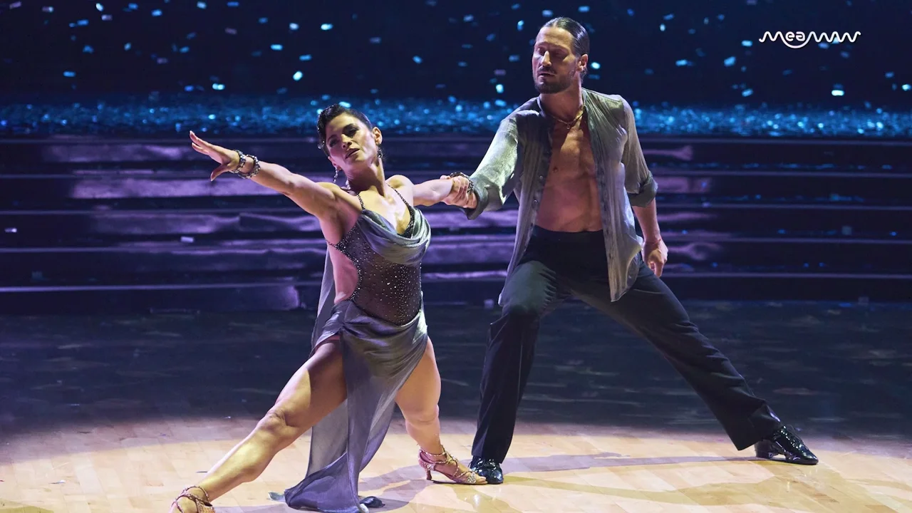 Val Chmerkovskiy and Carrie Ann Inaba Share Emotional Hug After Explosive DWTS Feud and Suspension