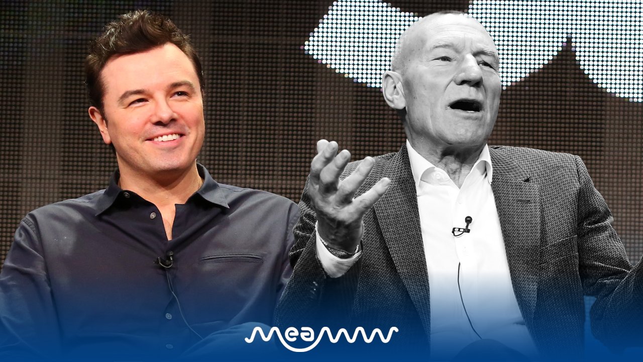 Seth MacFarlane Recalls Patrick Stewart Feeling Like a Beginner on New Sets