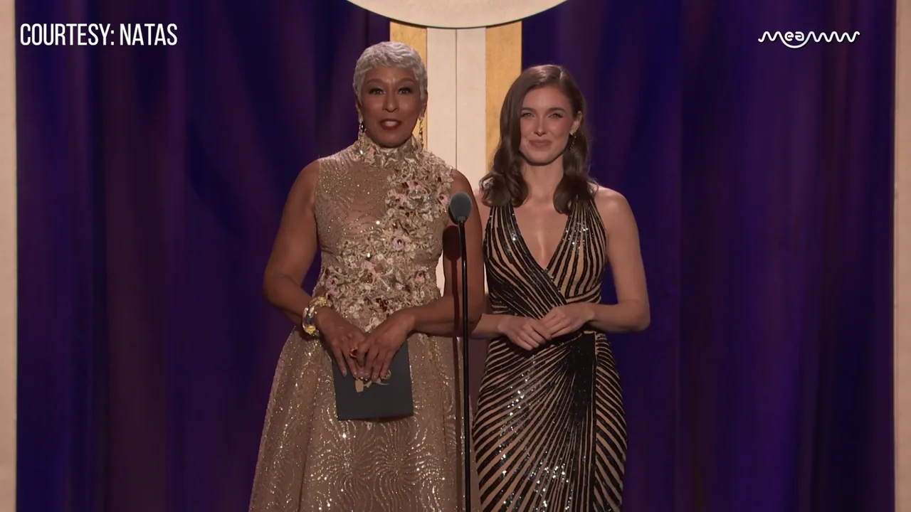 Tamara Tunie Struggles With Teleprompter in Awkward Daytime Emmys Presentation