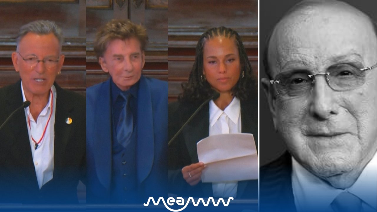 Bruce Springsteen, Alicia Keys & Barry Manilow Deliver Emotional Tributes at Clive Davis' Funeral