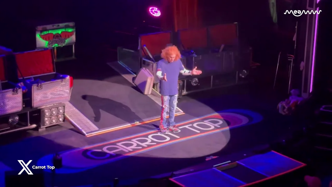 Carrot Top Returns to Standing Ovation With Shocking Suicide Joke, Weeks After S*ic*de Attempt