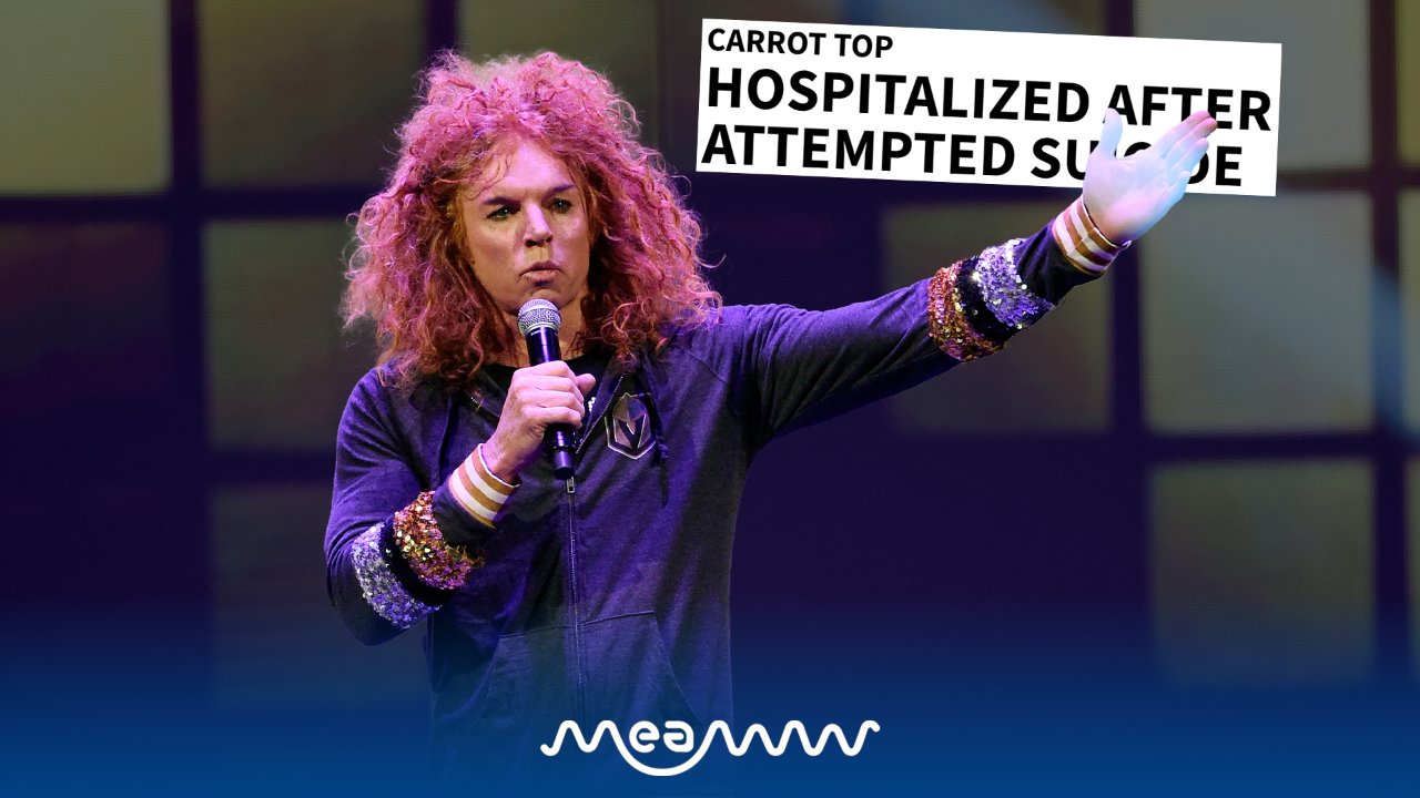Comedian Carrot Top Hospitalized After Reported Suicide Attempt in Las Vegas