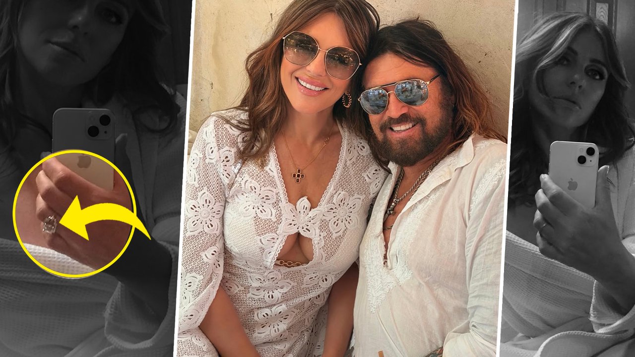 Elizabeth Hurley and Billy Ray Cyrus Romance Takes Unexpected Turn as Diamond Ring Steals the Show