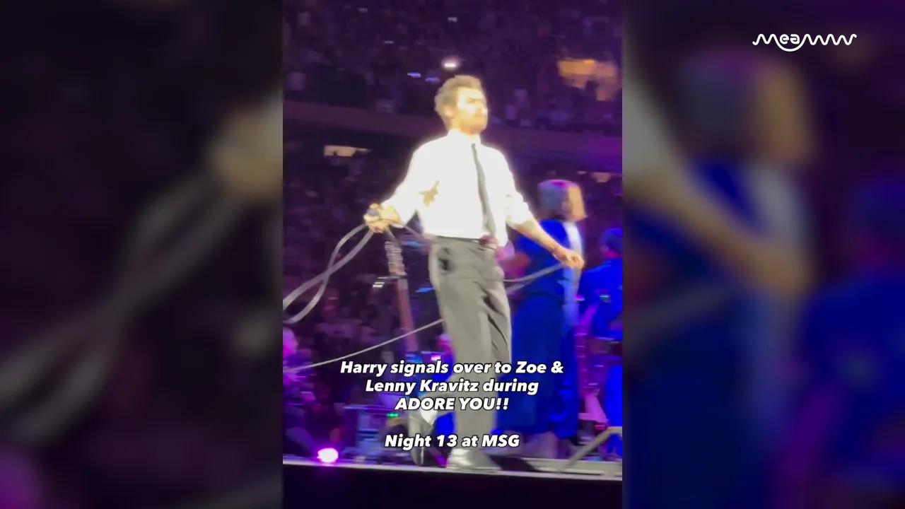 Lenny Kravitz Joins Zoë Front Row at Harry Styles’ NYC Concert Amid Alleged Engagement