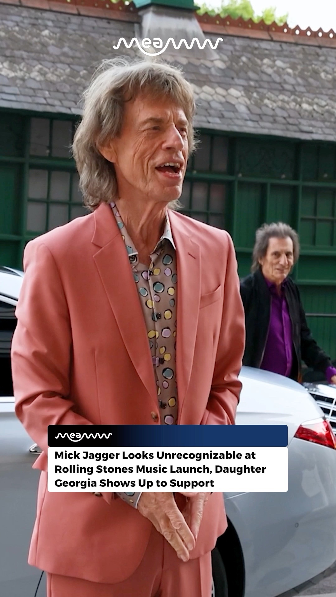 Mick Jagger Looks Unrecognizable at Rolling Stones Music Launch, Daughter Georgia Shows Up to Support