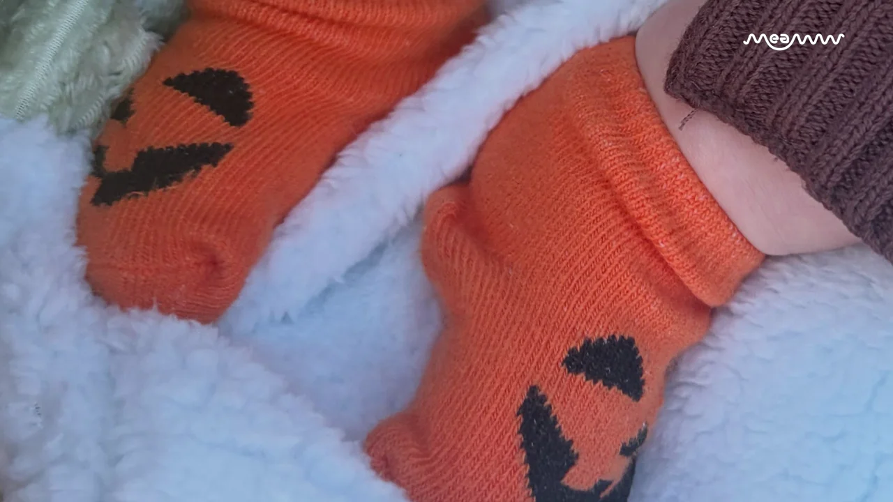 Millie Bobby Brown Shares Sweet Glimpse of Baby No. 2 in Pumpkin Socks