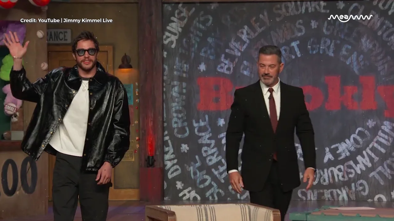 Pete Davidson Hid a Serious Injury Behind Sunglasses on Jimmy Kimmel Live