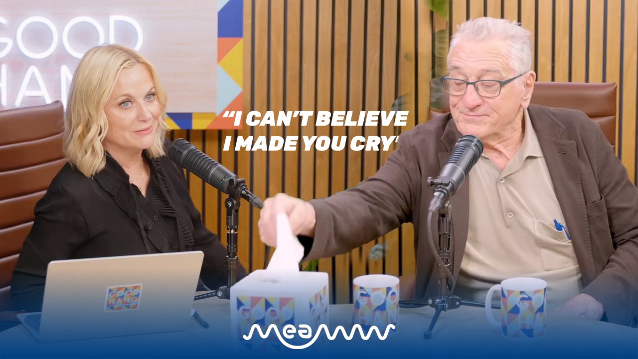 Robert De Niro Gets Emotional With Tears After Amy Poehler Thanks Him for Speaking Up