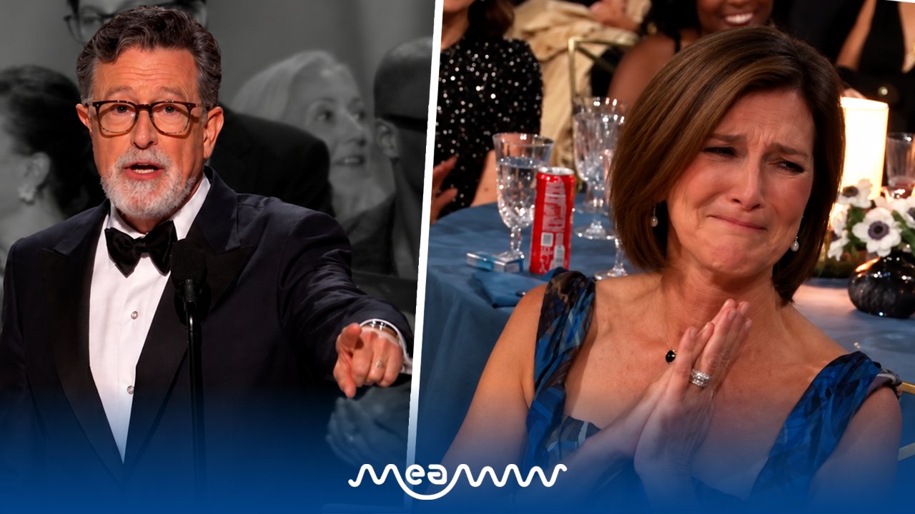 Stephen Colbert’s Wife Tears Up as He Calls Her the Only Audience He Ever Needed