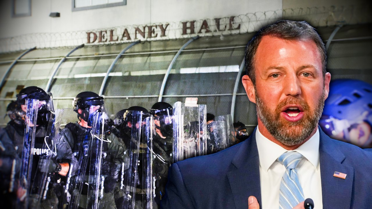WATCH: Markwayne Mullin Plans CBP Deployment to Delaney Hall Amid Newark Riots