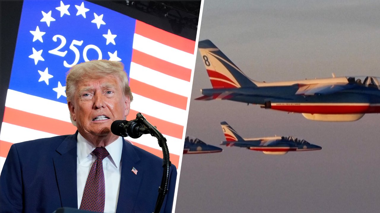 WATCH: French Alpha Jets Paint NYC Skies Red, White, and Blue for America's 250th Anniversary