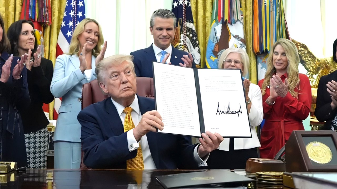 Watch: Trump Signs Executive Order Focused on Military Family Support