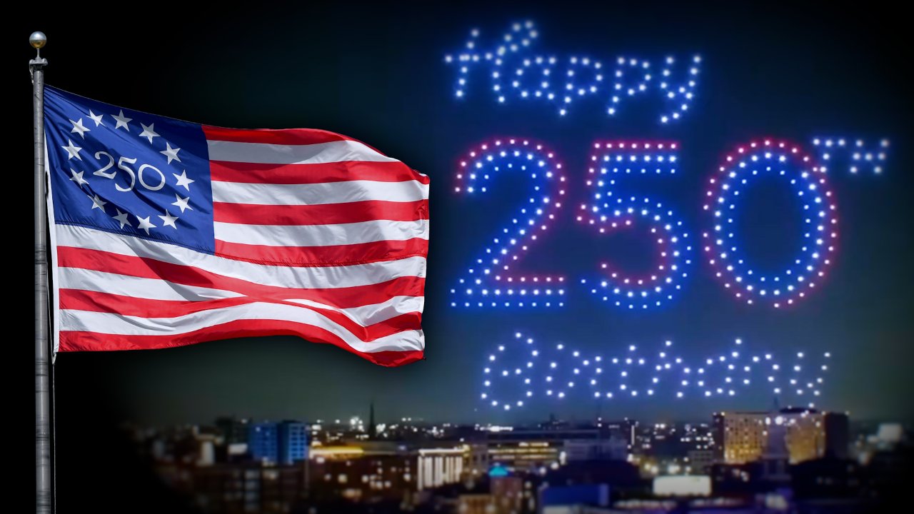 WATCH: Spectacular Philadelphia Drone Show Celebrates America’s 250th Anniversary