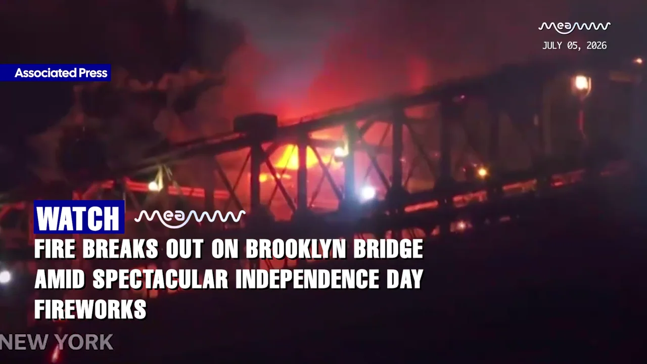 WATCH: Brooklyn Bridge Catches Fire During July 4 Fireworks
