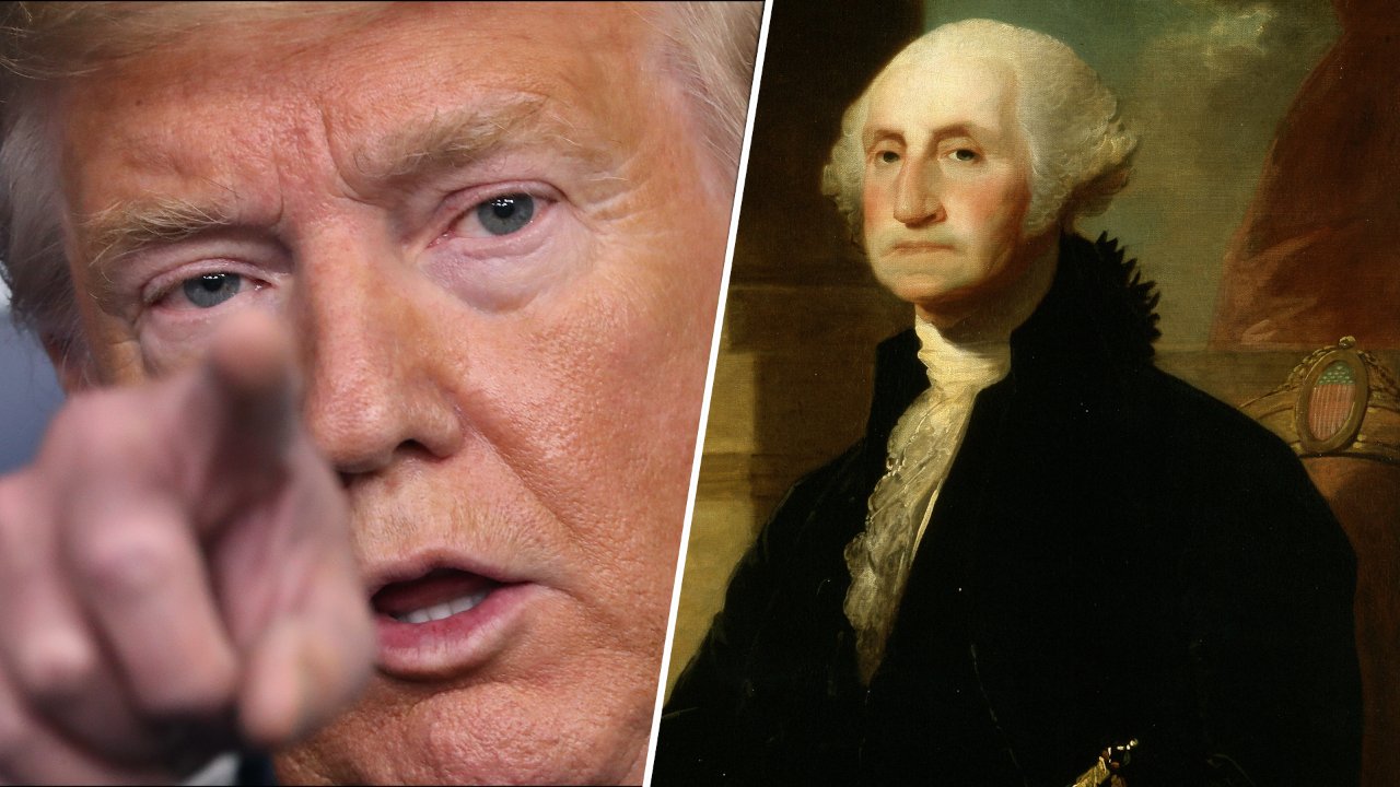 Trump Compares Himself to George Washington While Addressing Crypto Questions