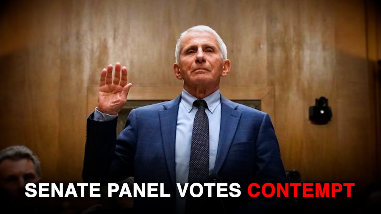 Senate Panel Votes 8-7 to Hold Dr. Anthony Fauci in Contempt of Congress