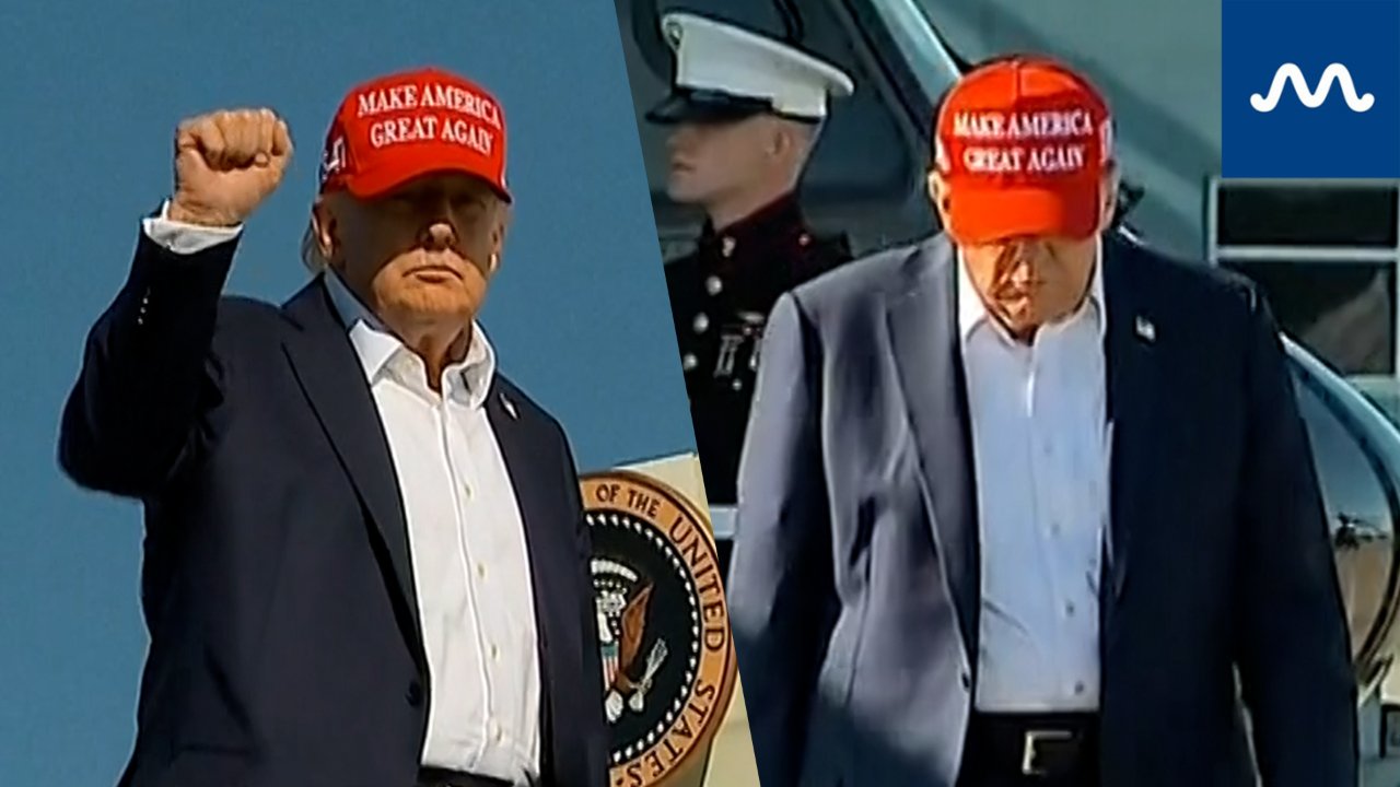 Trump Departs For Washington DC Ahead Of GOP Convention In Dallas