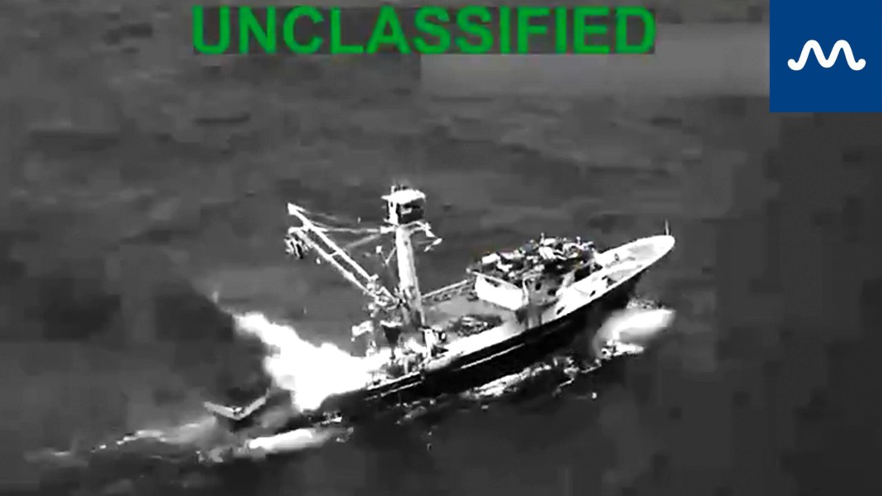 Watch: U.S. Forces Sink Na*co Refueling Station In Pacific