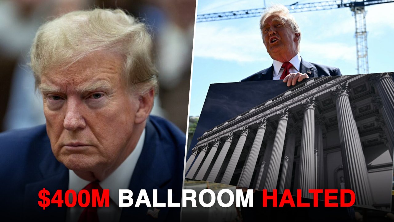 "A National Disgrace!" - Trump Reacts as Appeals Court Halts $400M Ballroom