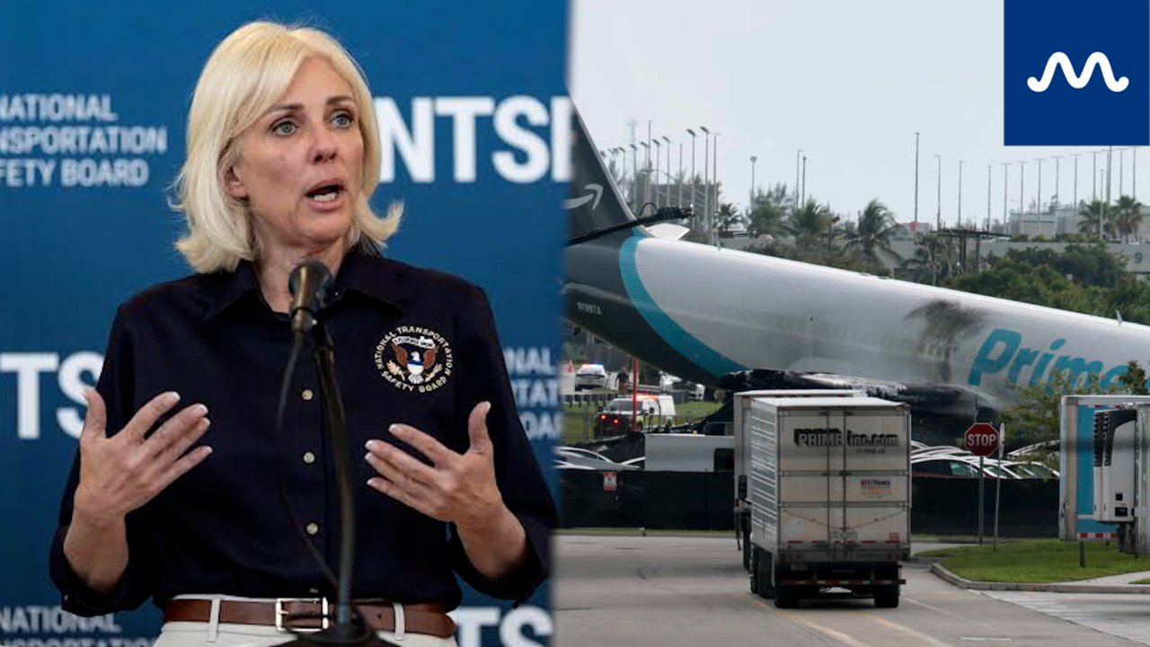 Black Box Found After Amazon Cargo Plane Crashes in Miami, NTSB Chair Calls Incident “Devastating”