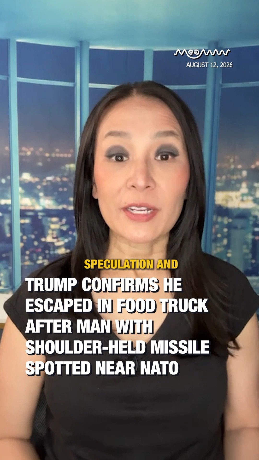 Trump Confirms He Escaped in Food Truck After Man With Shoulder-Held Missile Spotted Near NATO.