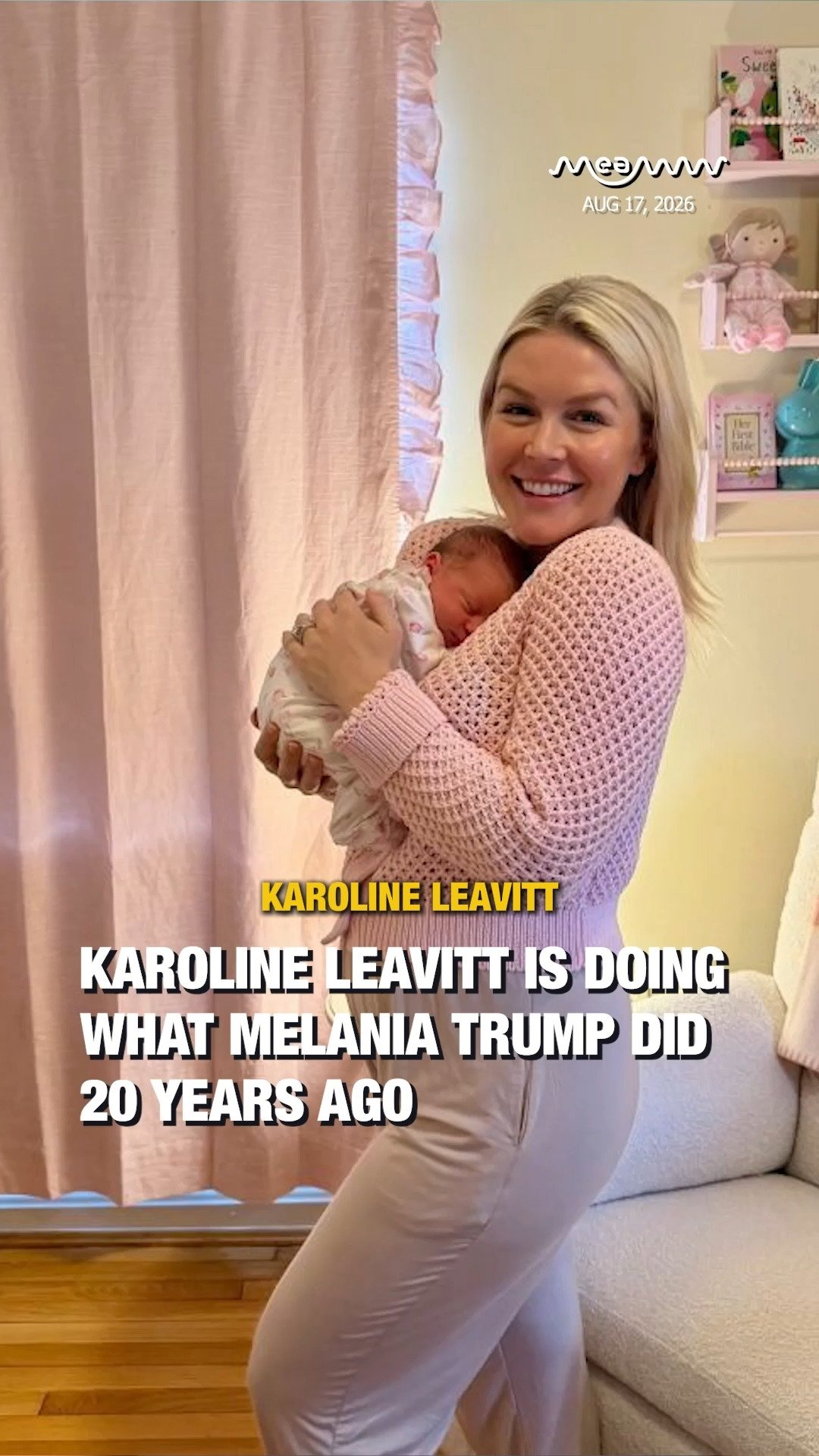 Karoline Leavitt Is Doing What Melania Trump Did 20 Years Ago.