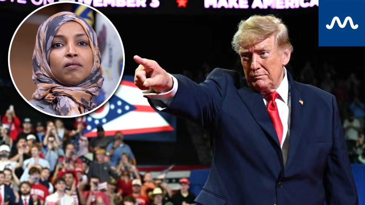 ‘DEPORT! DEPORT!’ Crowd Chants as Trump Unloads on Ilhan Omar at Ohio Rally