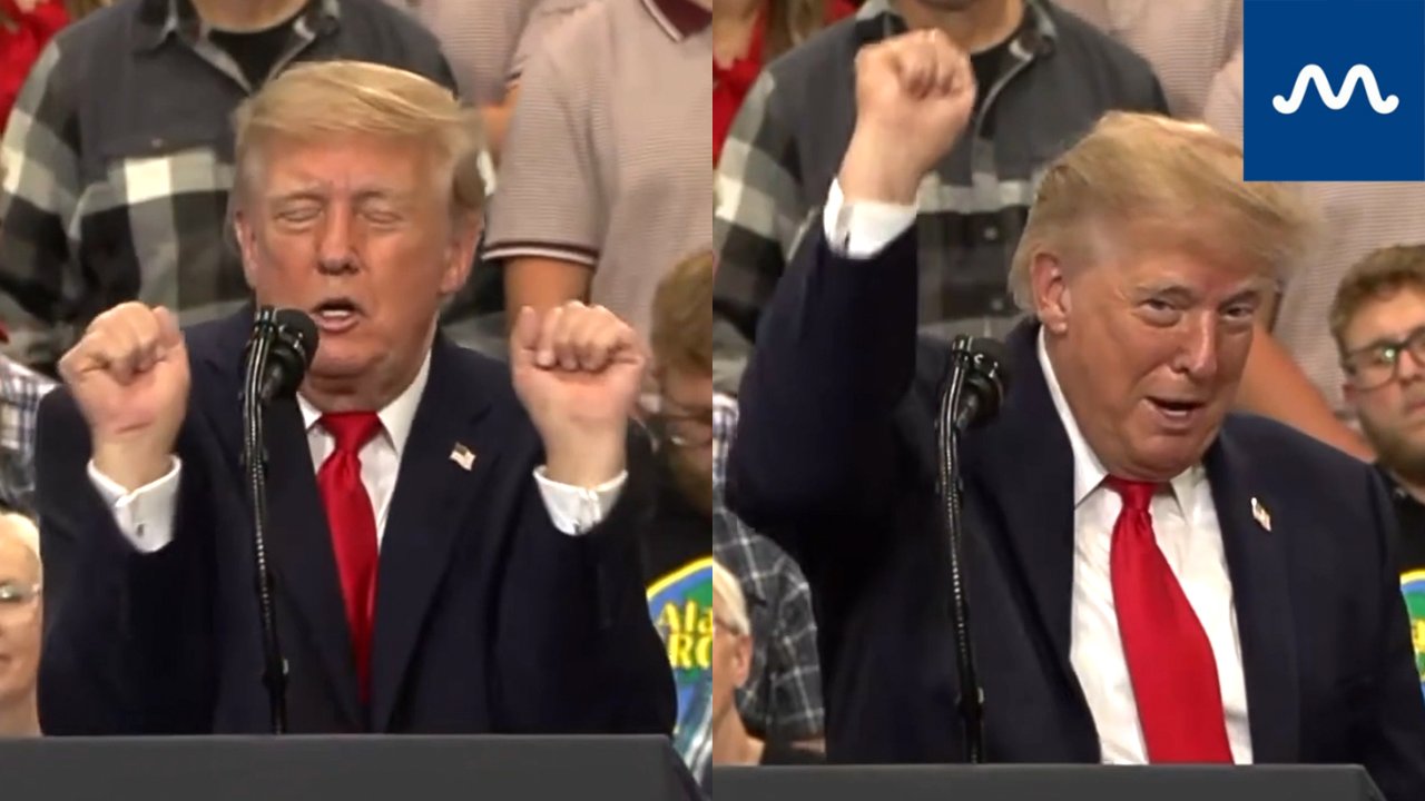 ‘You Have to Watch This’: Trump’s Wild Onstage Reenactment at Alaska Rally