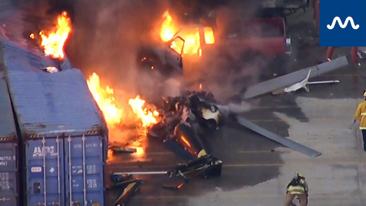 LA Helicopter Crash K*lls 3 Near Scene Of Deadly Bus Accid*nt