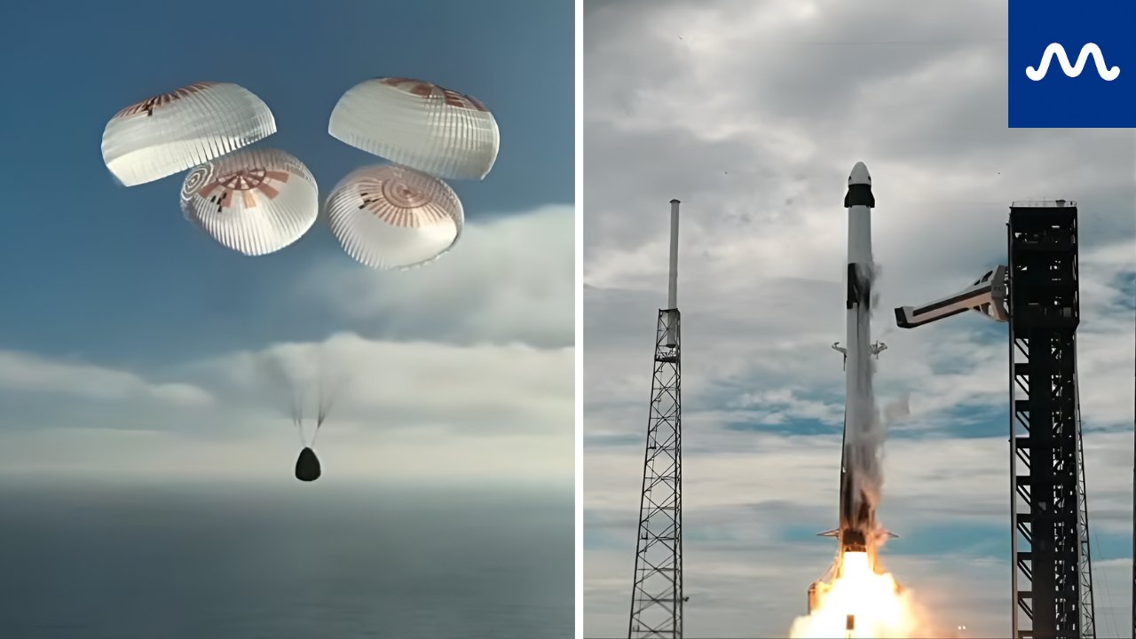 NASA’s SpaceX Crew-12 splashdown on return to Earth
