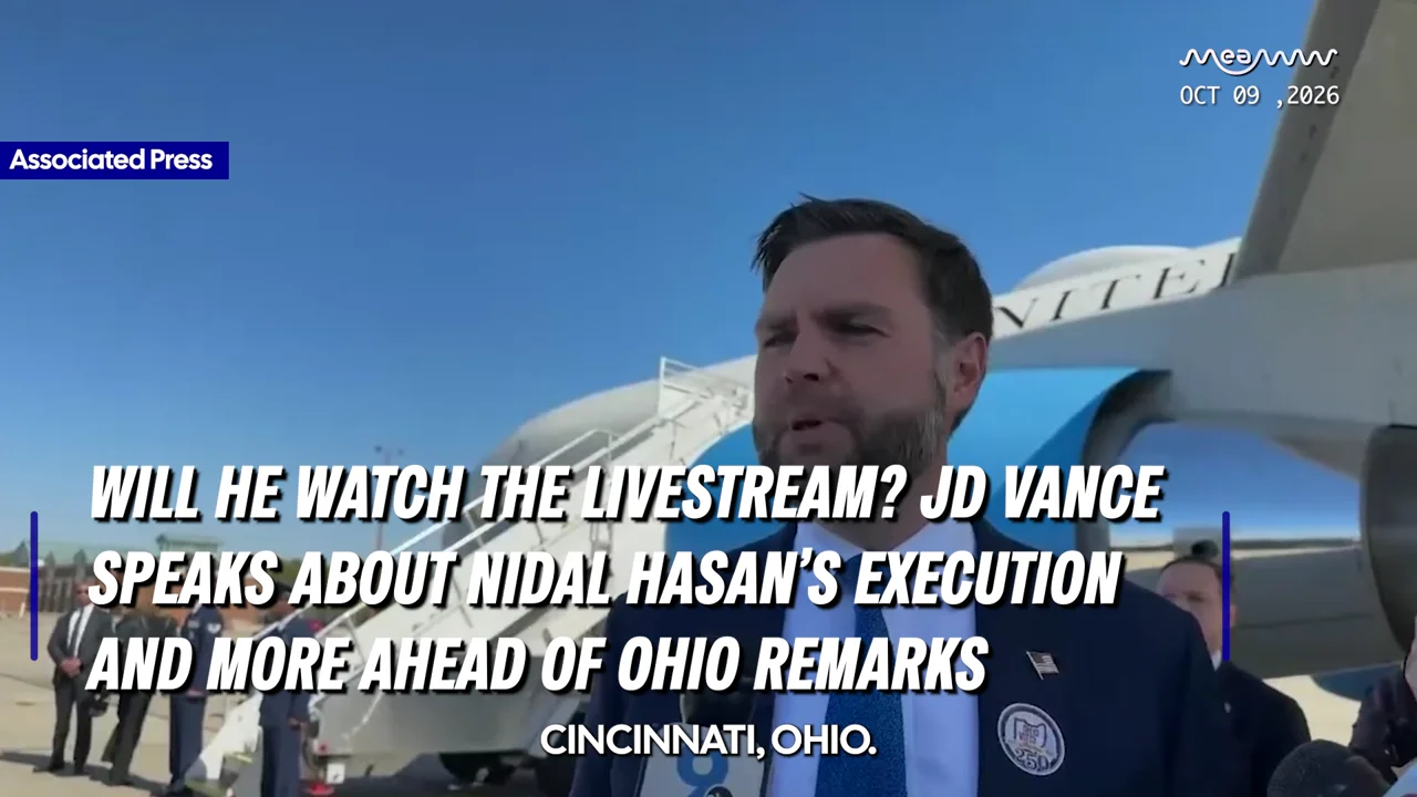 Will He Watch The Livestream? JD Vance Speaks About Nidal Hasan’s Execution And More Ahead Of Ohio Remarks