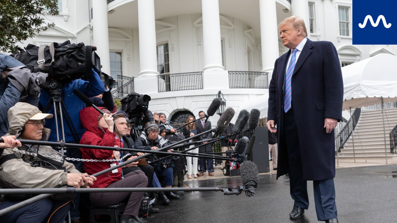 Trump Talks To Reporters About Taxpayers-Funded Ads Ahead Of Baltimore Rally