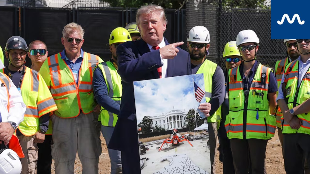 Trump’s White House Gets a Granite Upgrade — President Shows Off New Helipad