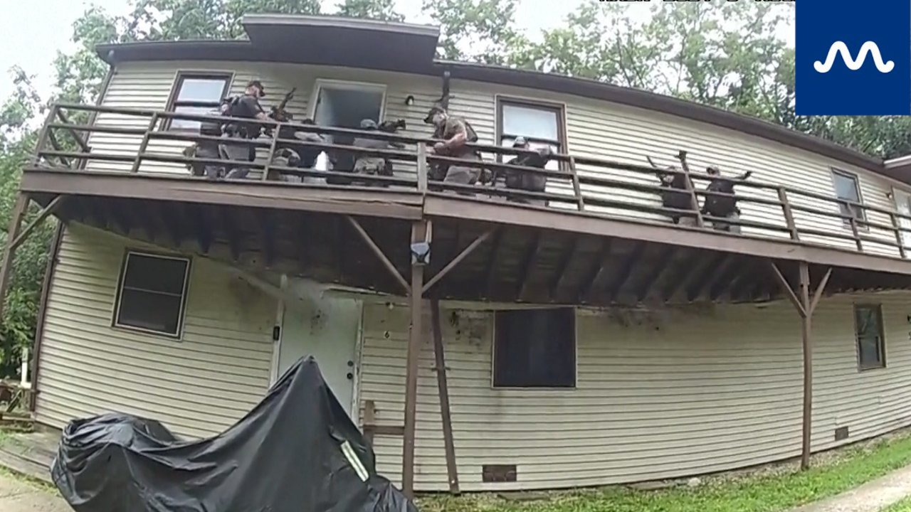 Bodycam Shows 9 Officers Fall As Deck Collapses During A*rest