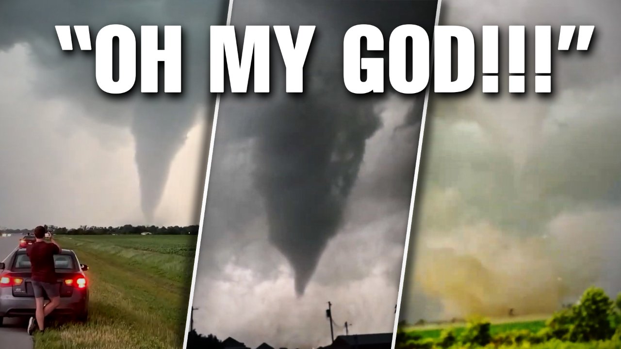 Watch: Funnel Swirl Storm Spotted Over Southeastern Illinois Amid Severe Weather Threat