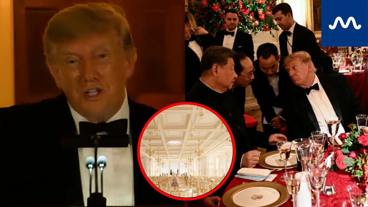 Trump Makes Guests Laugh at Xi State Dinner, Goes “Off Script” Over White House Ballroom