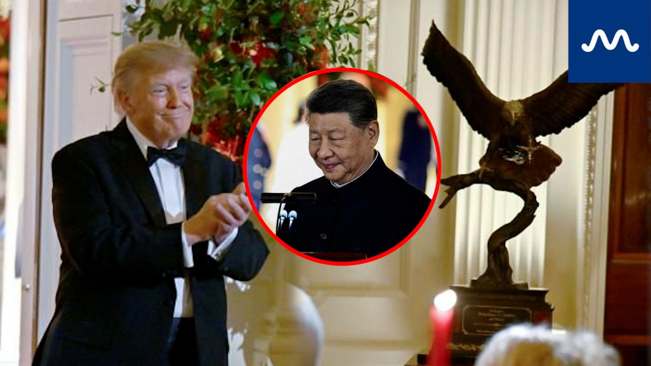 Trump Gifts Xi America’s National Bird in Symbolic State Dinner Exchange