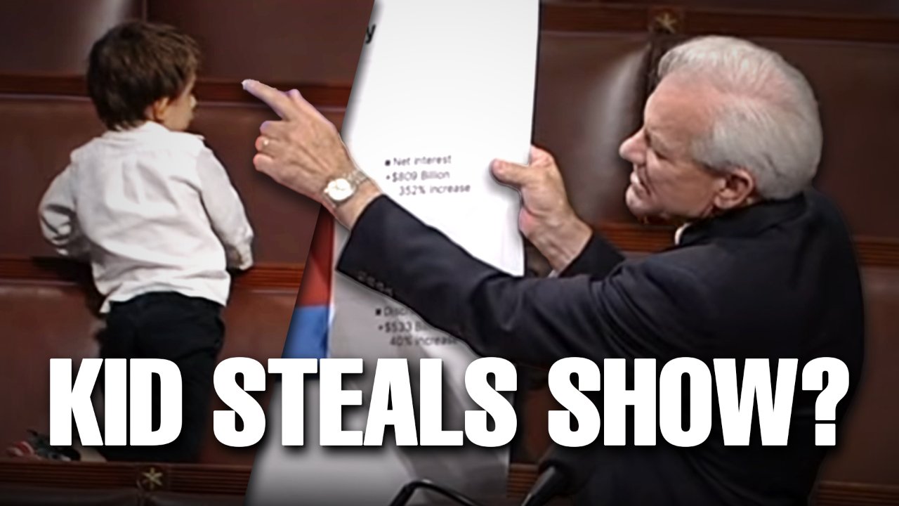 Watch: Kid Climbs Around the House of Representatives, Video Goes Viral