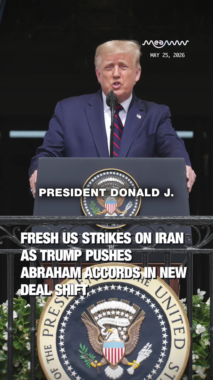 Fresh US Strikes On Iran As Trump Pushes Abraham Accords In New Deal Shift