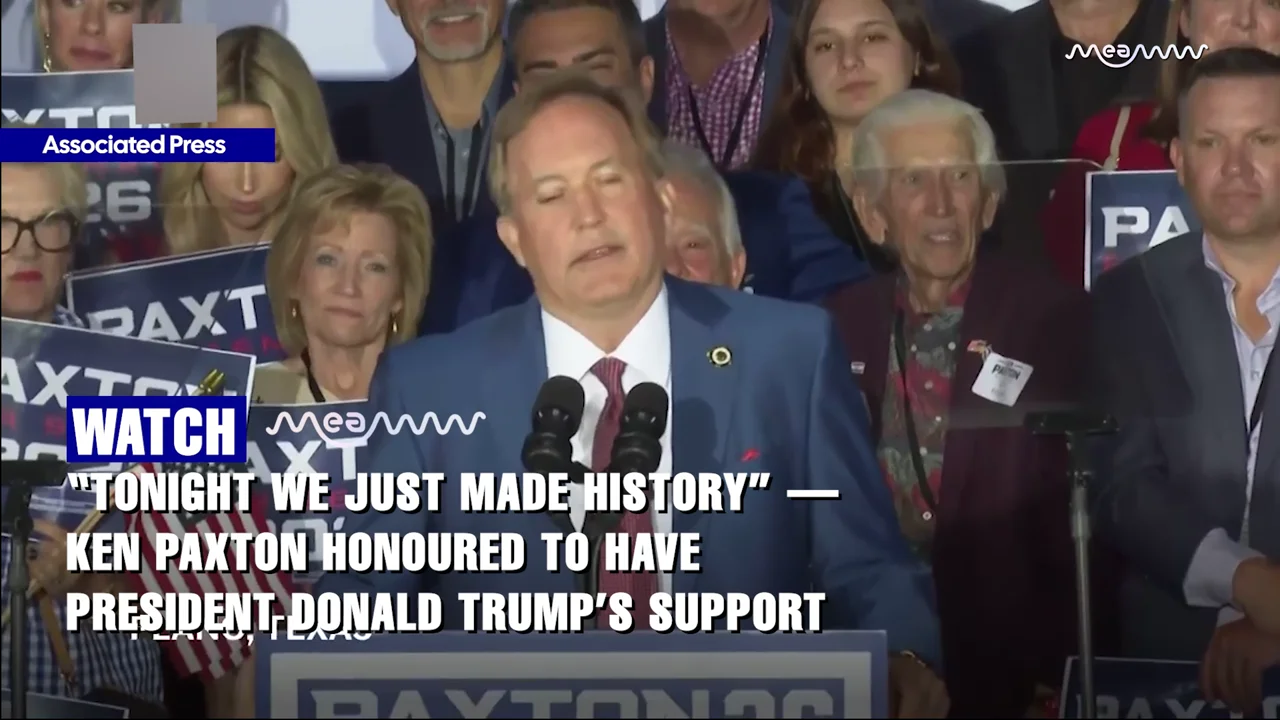 "We Just Made History" : Ken Paxton Defeats Veteran Senator John Cornyn