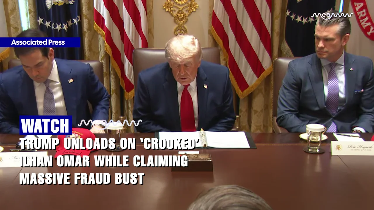 "The Somalians Are All Crooked!" : Trump Unloads on Ilhan Omar While Claiming Tens of Billions in Fraud Exposed