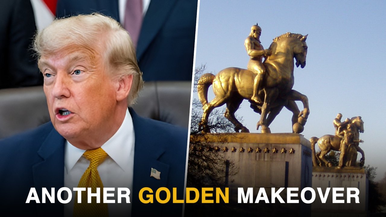 Restored Golden Statue Unveiled Near Lincoln Memorial I Watch