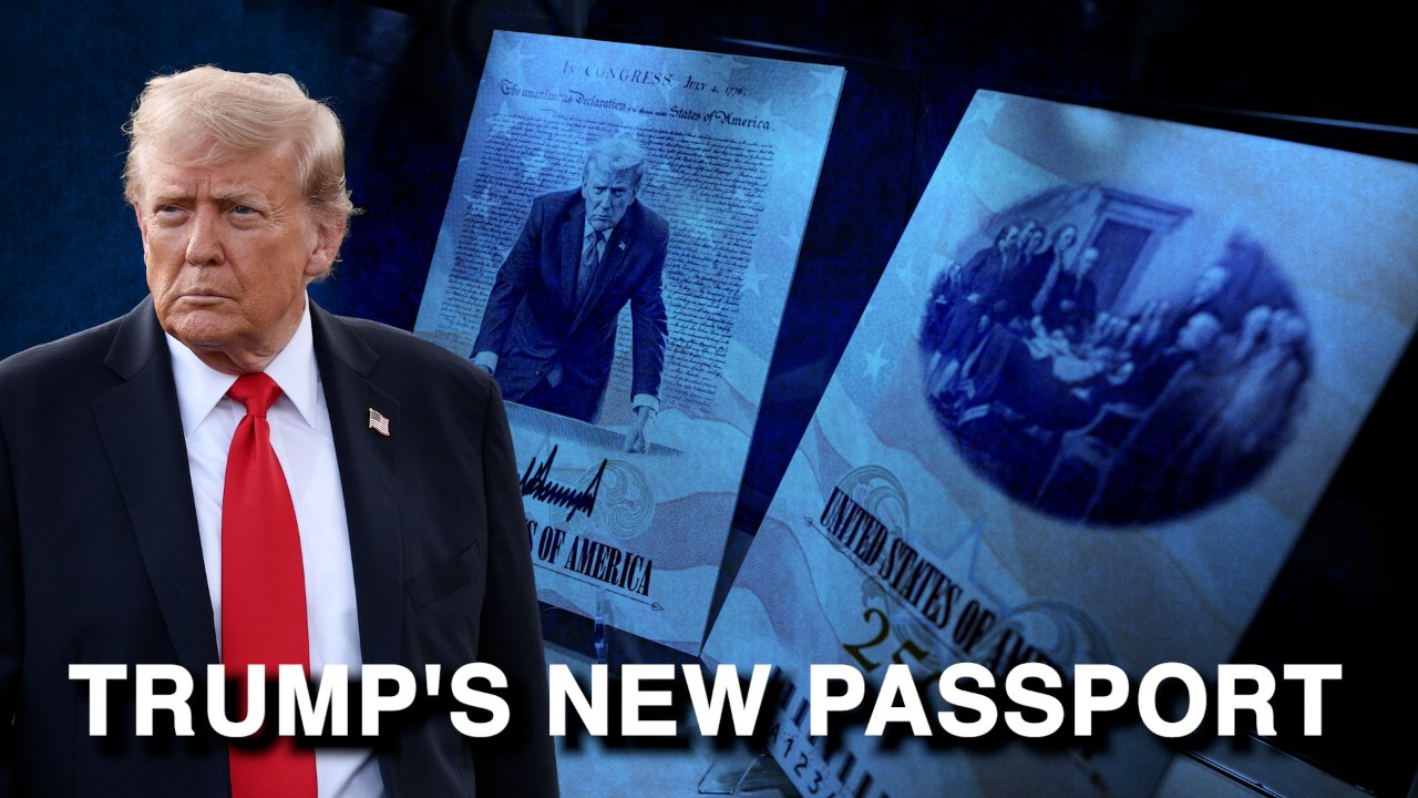 WATCH: Trump Unveils Limited-Edition "Patriot Passport" for America's 250th Anniversary