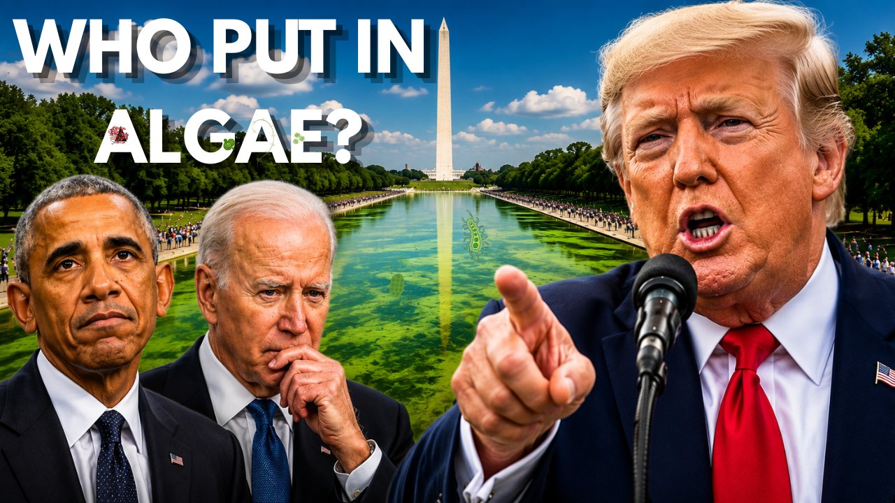 "WHO THE HELL PUT IN ALGAE?!" Trump Unloads on Past Presidents Over D.C. Landmark Failure!