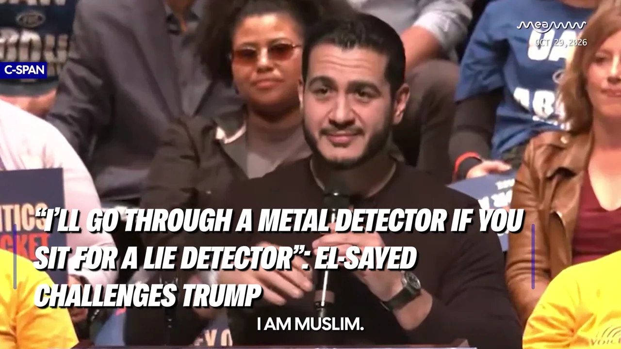 “I’ll Go Through a Metal Detector If You Sit for a Lie Detector”: El-Sayed Challenges Trump
