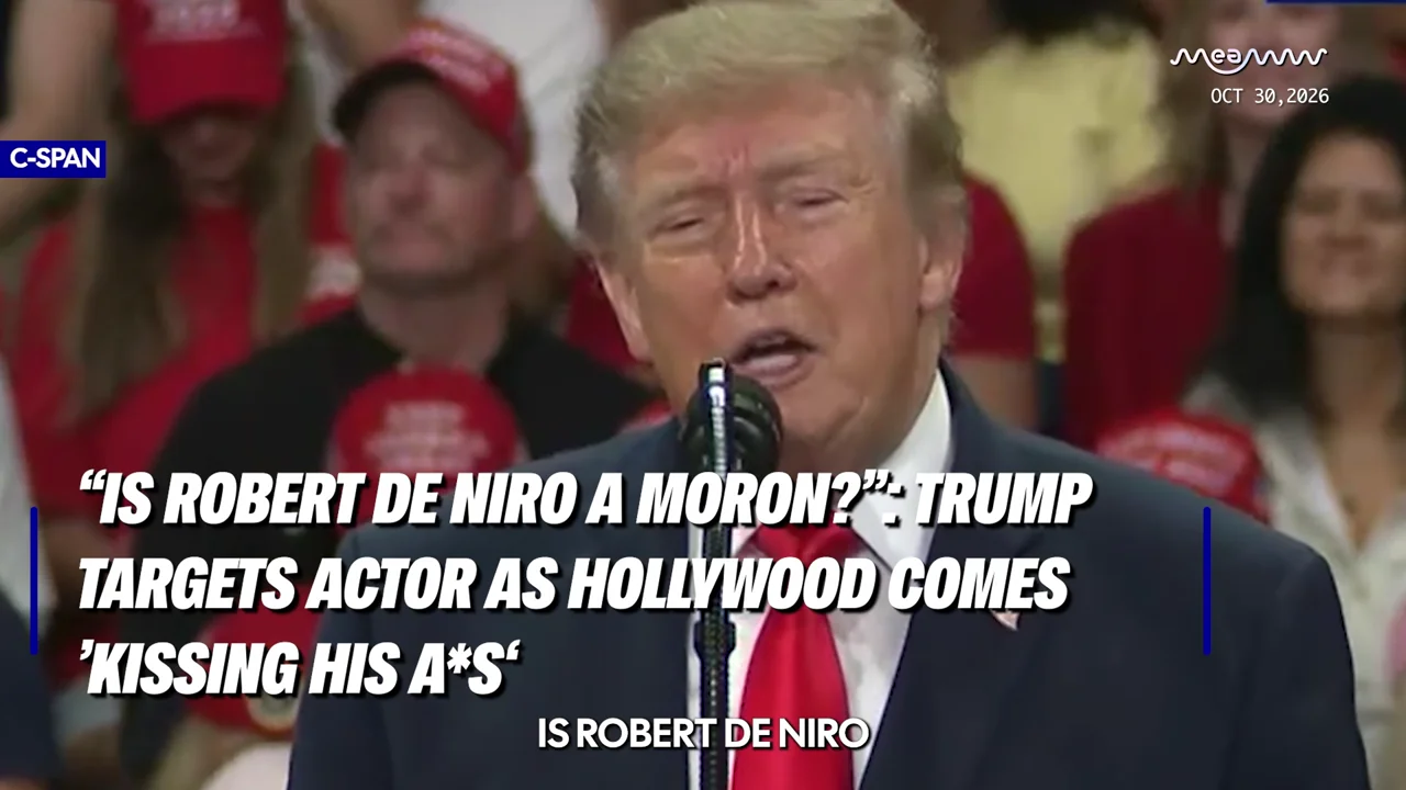 “Is Robert De Niro a MORON?”: Trump Targets Actor as Hollywood Comes ’Kissing His A*s‘