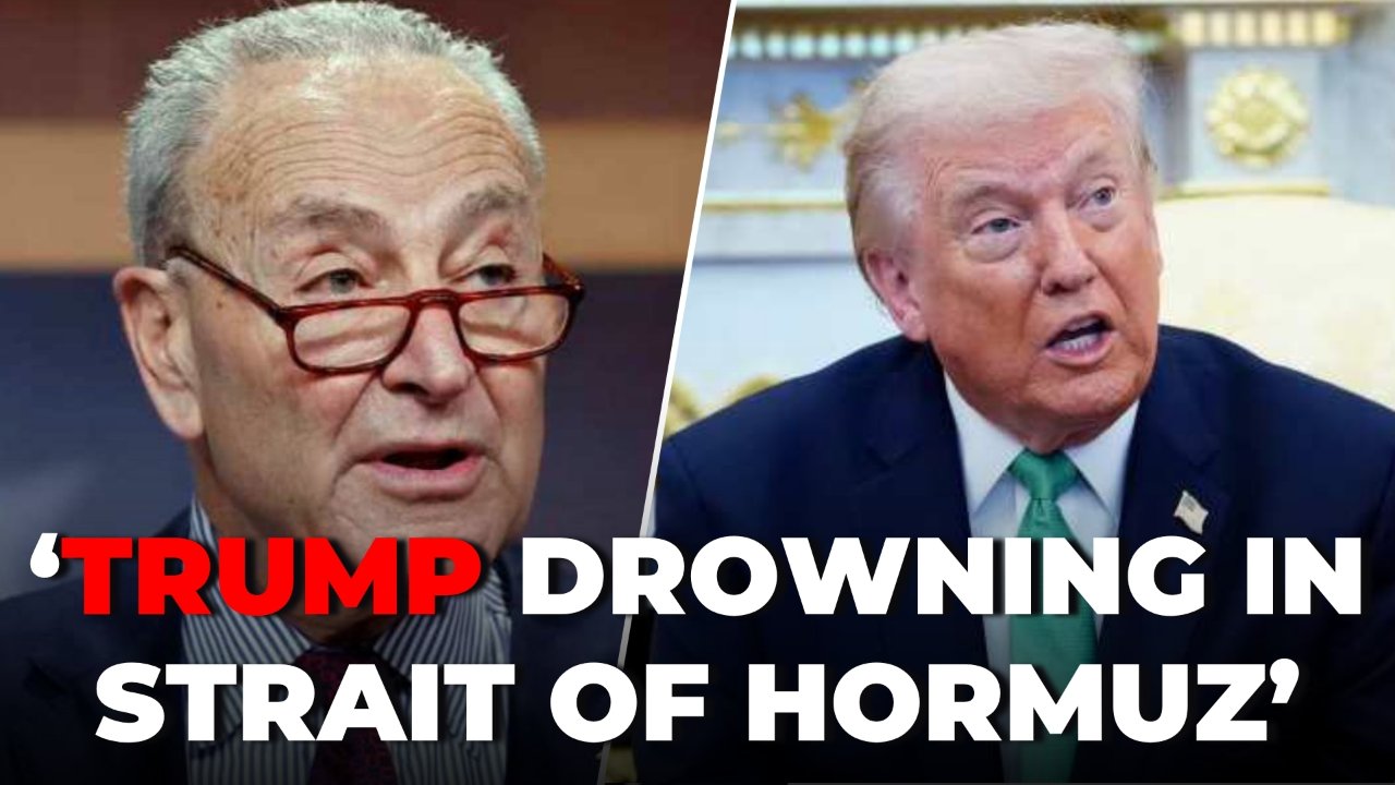 WATCH: Chuck Schumer Claims “Trump is Drowning in Strait of Hormuz”