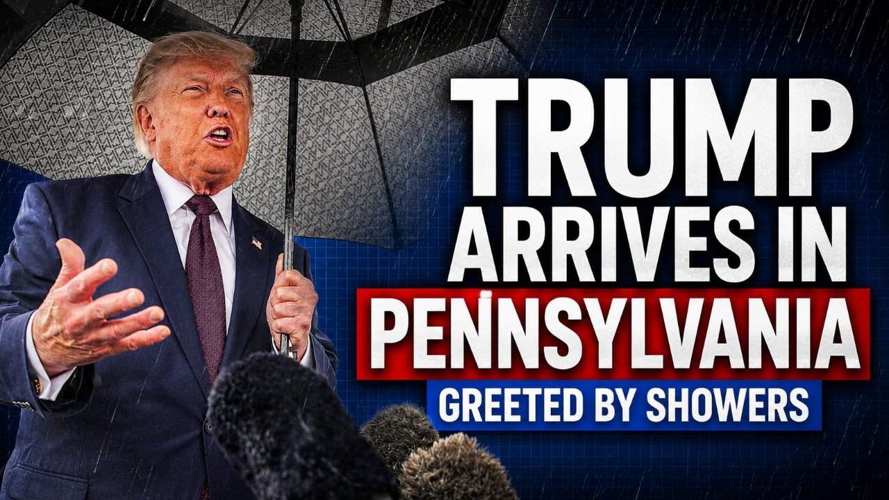 Rainy Pennsylvania Arrival, Trump's Economic Pivot |  Addresses Iran Nuclear Inspections & More