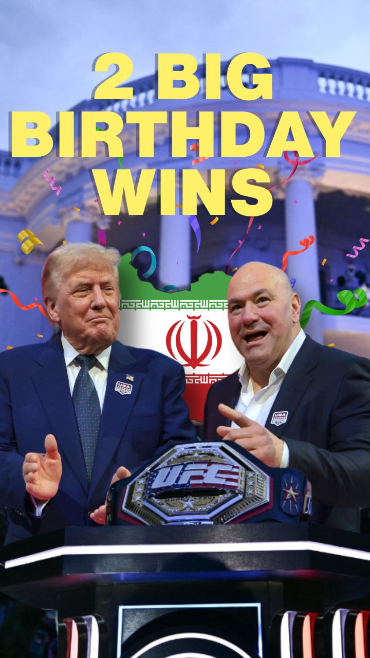 Trump’s 80th Birthday Surprise: Iran Peace Deal and Historic UFC Night