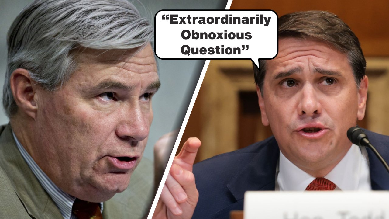 'That's an Extraordinarily Obnoxious Question': Todd Blanche Clashes With Sen. Whitehouse Over Kash Patel
